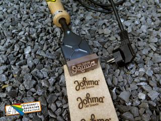 Brandstempel 50x25mm voorbeeld Johma, voedingsindustrie